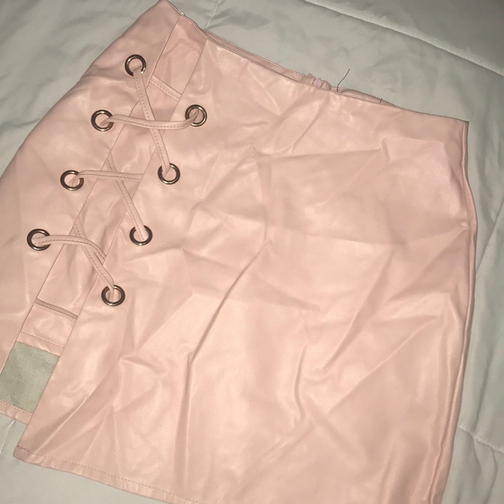 Leather skirt
